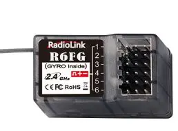 

RadioLink R6FG Receiver R4EH-G Upgrade 6 Channel Receiver Containing The Function Of Gyroscope