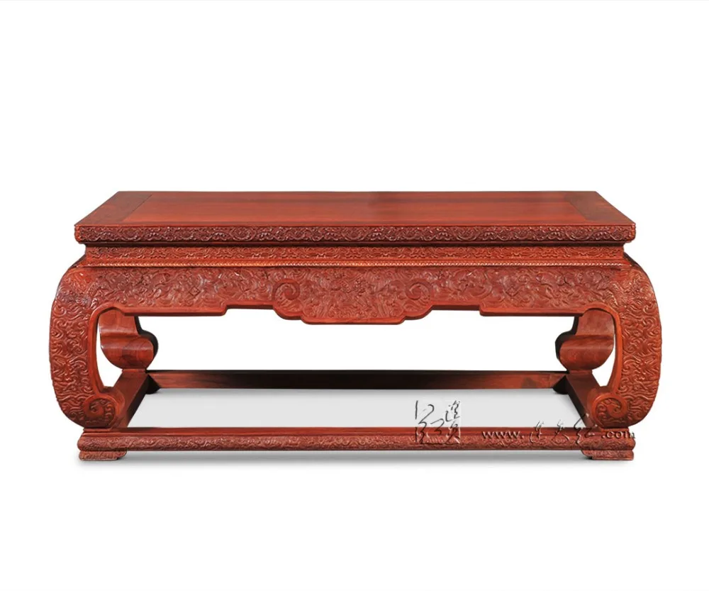 Japanese Style New Classic Dining Tables Rosewood Hotel Bar Home Living Room Low Desk Solid Wood Furniture Redwood Multifunction
