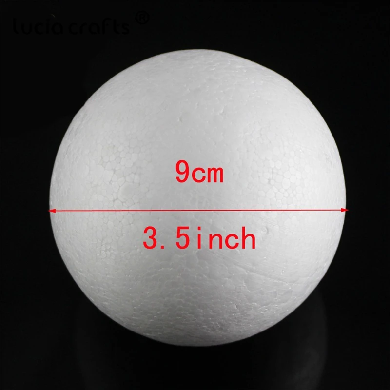 3 см/4 см/5 см/6 см/8 см/9 см/15 см белые шарики для моделирования из пенополистирола и пенополистирола для новых поделок L0620