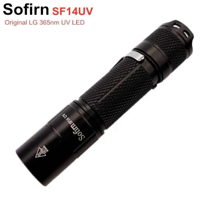 Sofirn SF14UV ультрафиолетовая Светодиодная лампа LG 14500 нм лучшая УФ AA