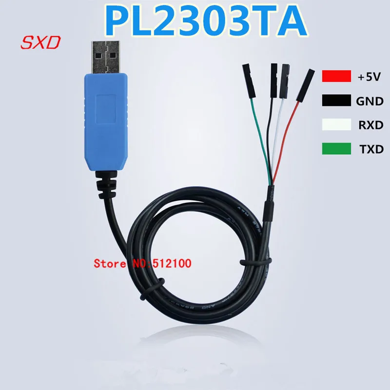 Преобразователь последовательного кабеля PL2303 TA USB TTL RS232 совместим с PL2303TA|usb ttl|cable