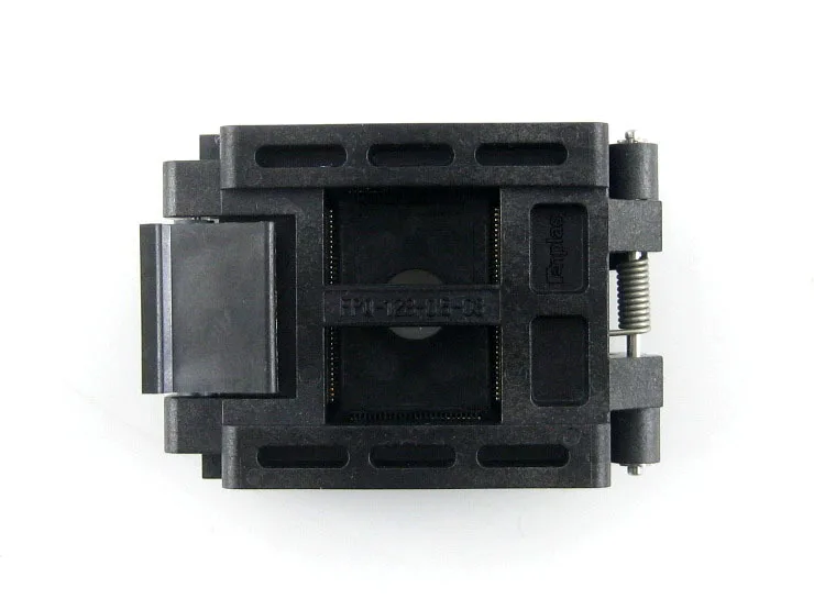 

Parts QFP128 TQFP128 LQFP128 PQFP128 Enplas FPQ-128-0.5-03A QFP IC Test Burn-In Socket 0.5mm Pitch Clamshell IC Body Size 20 * 1