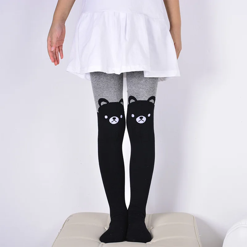 

Spring autumn Girls cartoon cat cute pantyhose kids cotton pantyhose kids Stocking Baby Pantyhose kids tights