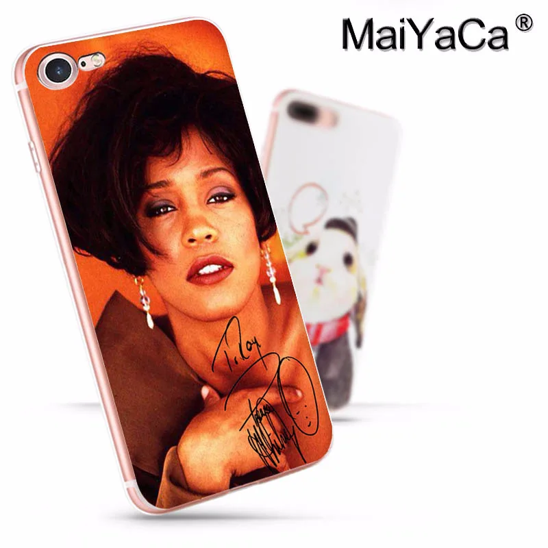 MaiYaCa сексуальный певец Whitney Houston роскошный модный чехол для телефона Apple iphone 11 pro 8 7 66S Plus X 5s SE XR XS максимальный чехол