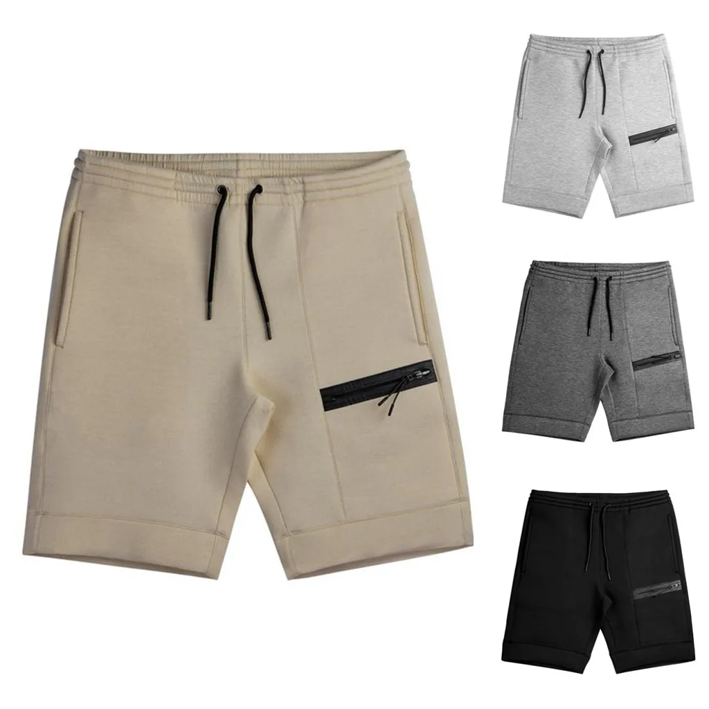 Шорты мужские модные однотонные комбинезоны с карманами на пуговицах ветрозащитные Комбинезоны Шорты Spodenki Meskie Pantalones Cortos короткие Masculino