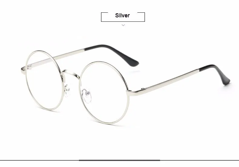 Гарри Поттер очки компьютер линзы круглый металлический оправа для очков oculos-де-грау прозрачный зрелища очки для женщин и мужчин Анти Blue Ray