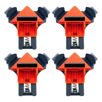 

4Pcs 4 Corner 90 Degrees Clip Woodworking Multifunction Angle Clamp Woodworking Corner Clip Fixer Tool Accessories Supplies