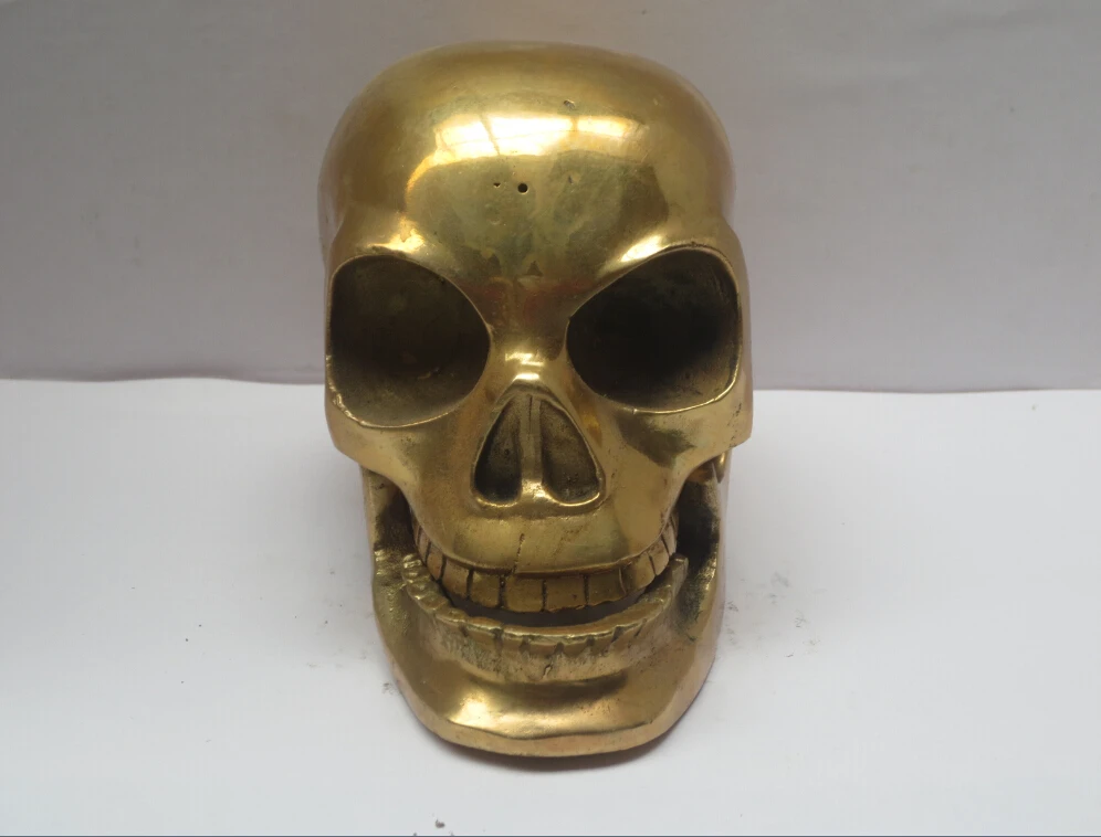 

Metal Crafts Chinese Art & Collectible brass statue, Skull statue/Sculpture