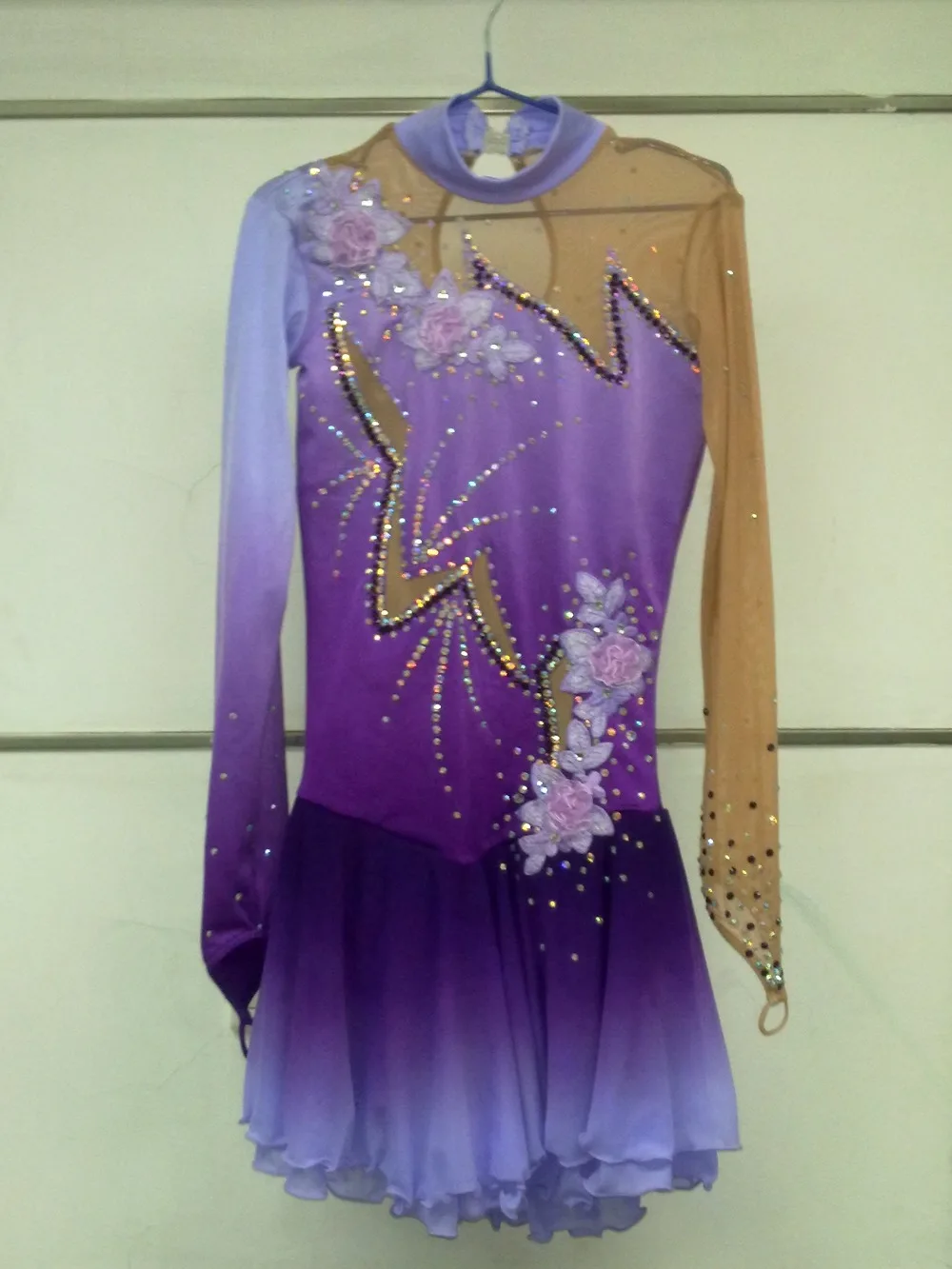 Бесплатная доставка платье/гимнастический костюм Acro leotard/костюм Baton Twirling