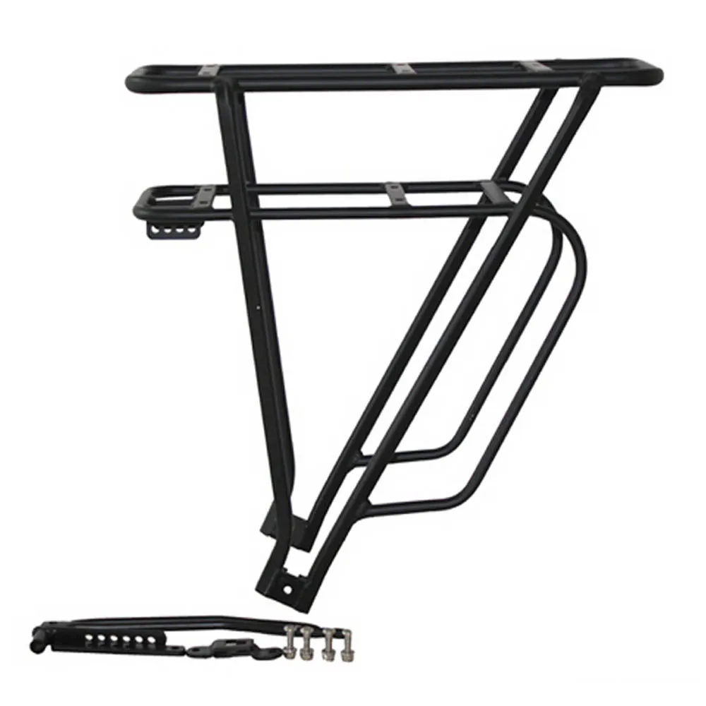 Aluminum Alloy Bicycle Cargo Rack Carrier Rear Luggage Cycling Pannier