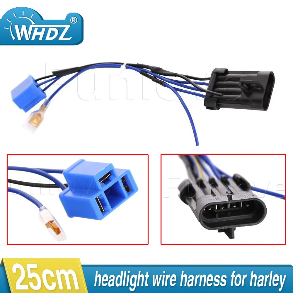 2017 7" Daymaker LED Headlight Wiring Harness Adapter for Harley Touring and Trike 2014 2015 2016 on Aliexpress.com | Alibaba Group