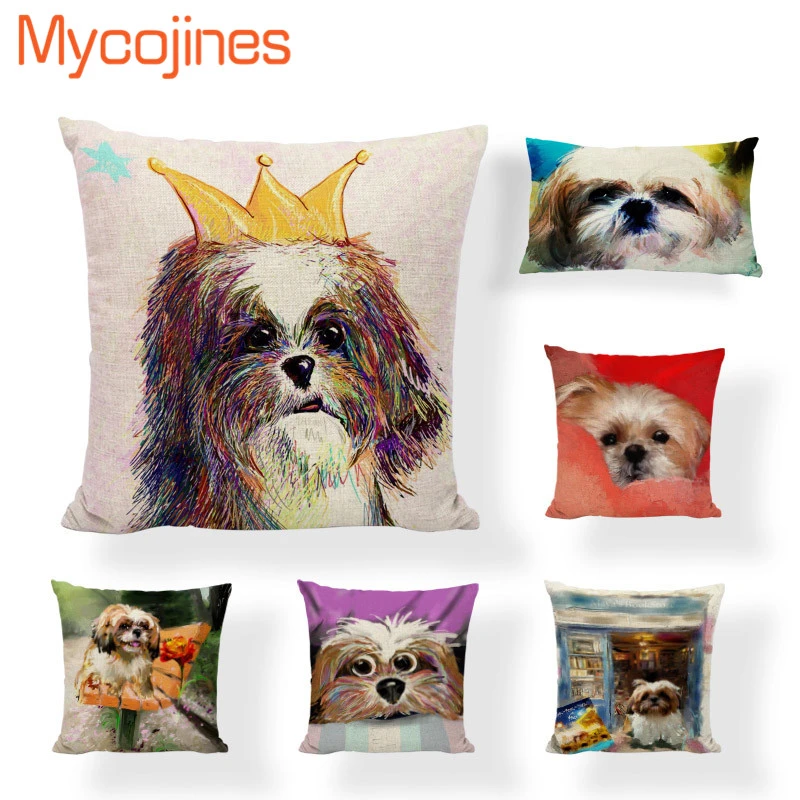 shih tzu cushion covers