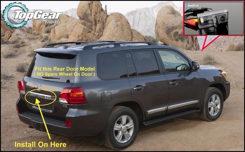 

Car Camera For TOYOTA Land Cruiser LC 200 LC200 2008~ 2014 High Quality Rear View Back Up Camera For TG Fans Use| CCD + RCA