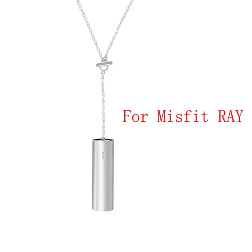 CARPRIE Смарт аксессуары ремешок на запястье ожерелье из нержавеющей стали кулон фитнес-монитор сна для Misfit RAY Прямая dec26 - Цвет: silver
