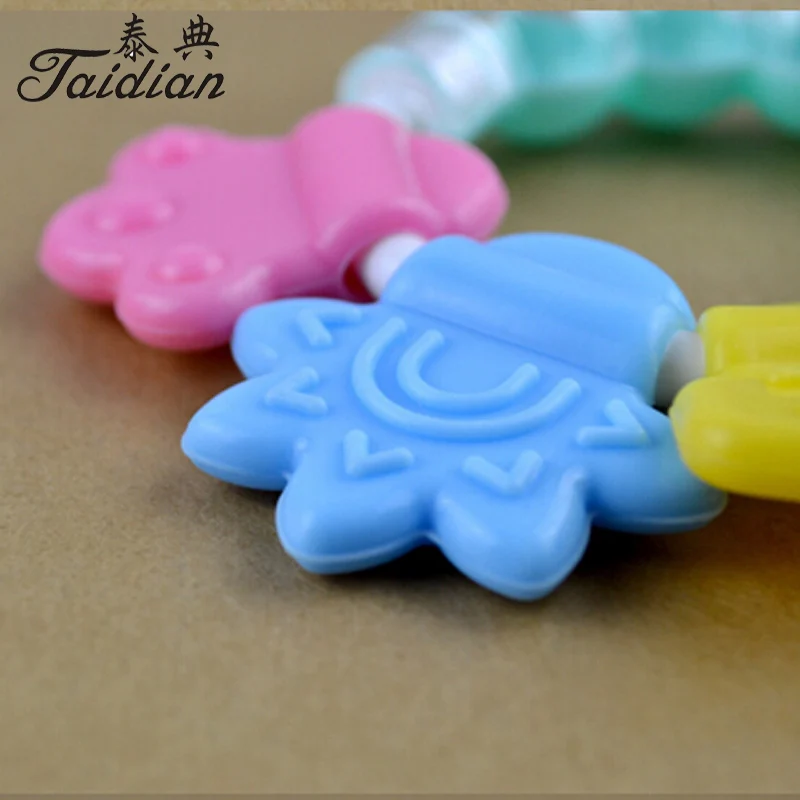 Taidian Baby Teether Silicone Teethers Baby Teething Ring For Tooth Chewing Training Tooth Toddler 85106mm 6