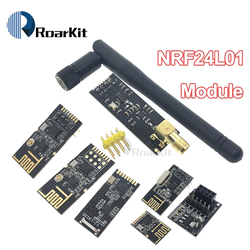 1 комплект NRF24L01+ PA+ LNA(с антенной) плата адаптера 2,4G беспроводные модули передачи данных 1100 метров на большие расстояния