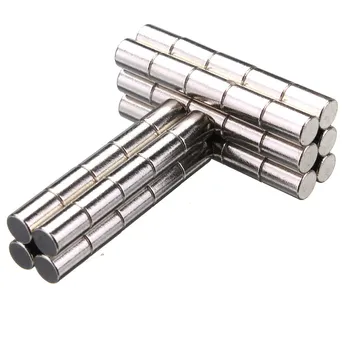 

50 pcs/Lot 4 mm x 6 mm Neodymium Small Disc Cylinder Magnets Rare Earth N52 Magnetic Materials Home Decorations