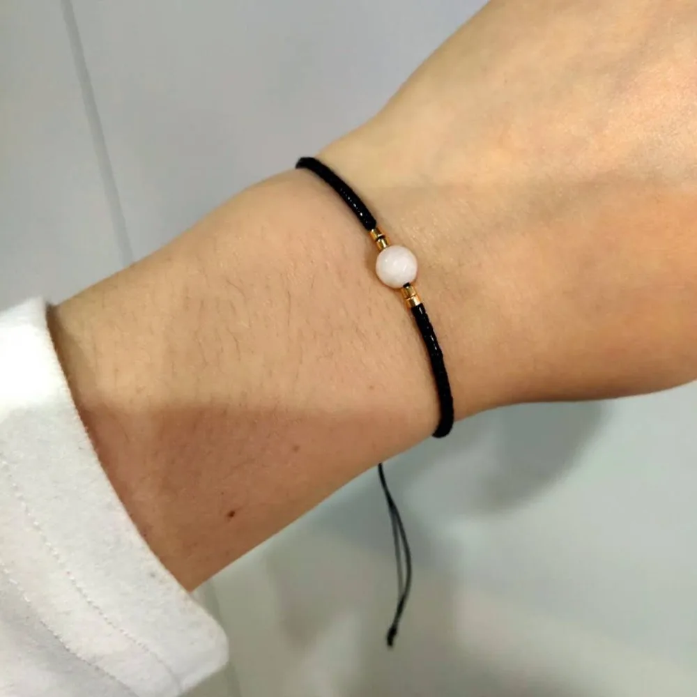 

Rinhoo Casual 3 Colors Single-layer And Multi-layer Natural Stone Beads Braided Beaded Bracelet For Women's Man's Gift