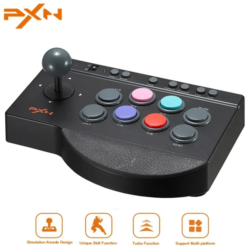 

PXN 0082 USB Wired Game Controller Arcade Fighting For PS3/PS4/Xbox One/PC Joystick Stick Joystick Game Controller PXN-0082