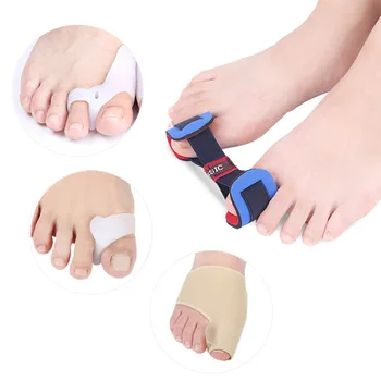 Foot Care Sets 4 Pcs Toe Eversion Corrector Set Toe Separator Correction Toe Relieving Feet Corrector Foot Dent Orthopedic Toes