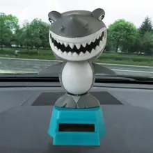 Украшение для автомобиля на Хэллоуин, Акула, лучший подарок на Хэллоуин, на солнечных батареях, качающаяся анимированная игрушка, дропшиппинг, Aug14