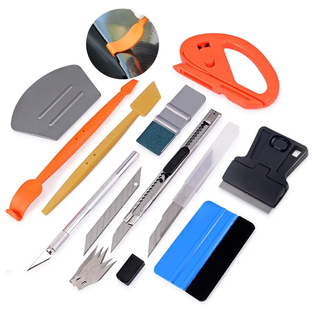 EHDIS Carbon Fiber Vinyl Car Wrap Magnetic Go Corner Squeegee Cutting Knife Set Auto Film Sticker Wrapping Tools Car Accessories EHDIS Carbon Fiber Vinyl Car Wrap Magnetic Go Corner Squeegee Cutting Knife Set Auto Film Sticker Wrapping Tools Car Accessories