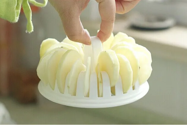Korean DIY Microwave Oven Baked Potato Chips Chipper Barbecue Potato Slices Roaster