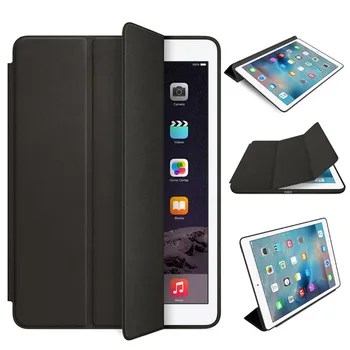 

Smart Slim PU Leather Case For Apple iPad 9.7 2017 2018 smart Cover for iPad 5 6 air 1 2 9.7 inch tablet case+Film+Pen