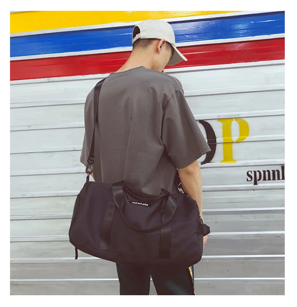 Спортивная сумка унисекс дорожные сумки на плечо для женщин и мужчин фитнес сумка для йоги и тренировок Водонепроницаемая складная сумка женская сумка