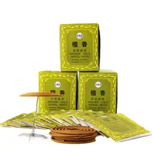 48 шт./компл. натуральный защиту окружающей среды бездымного сандалового дерева дезодорант для туалета благовония домашний предлагая Будды ладан