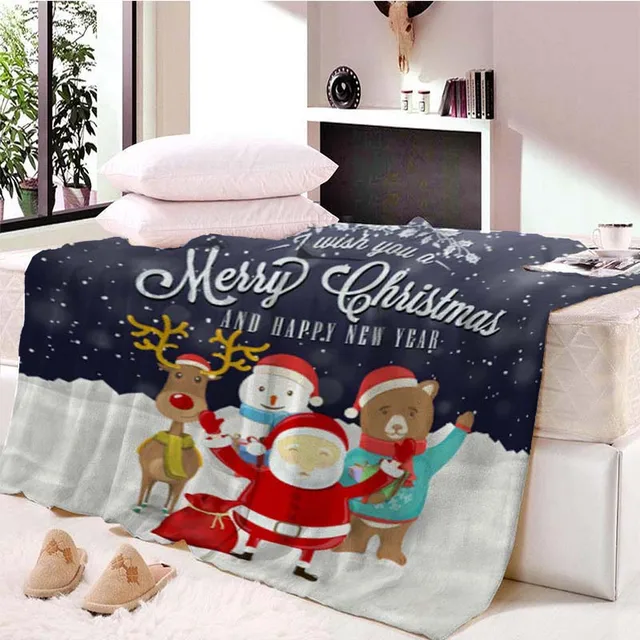 Christmas Decoration Plaid Cotton Wool Blanketbedspreads 150*150CM