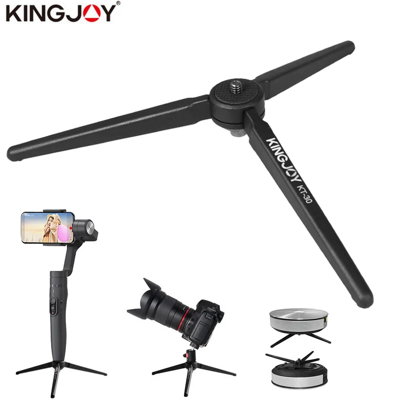KINGJOY KT 30 алюминиевый портативный мини Настольный Штатив для DSLR цифровой камеры