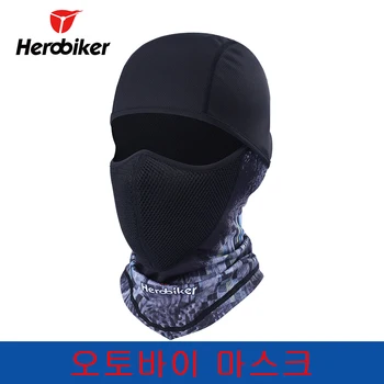 

HEROBIKER Motorcycle Face Mask Balaclava Moto Mask Ski Bike Cycling Mask Unisex Breathable Motorcycle Mask Dustproof Headwear