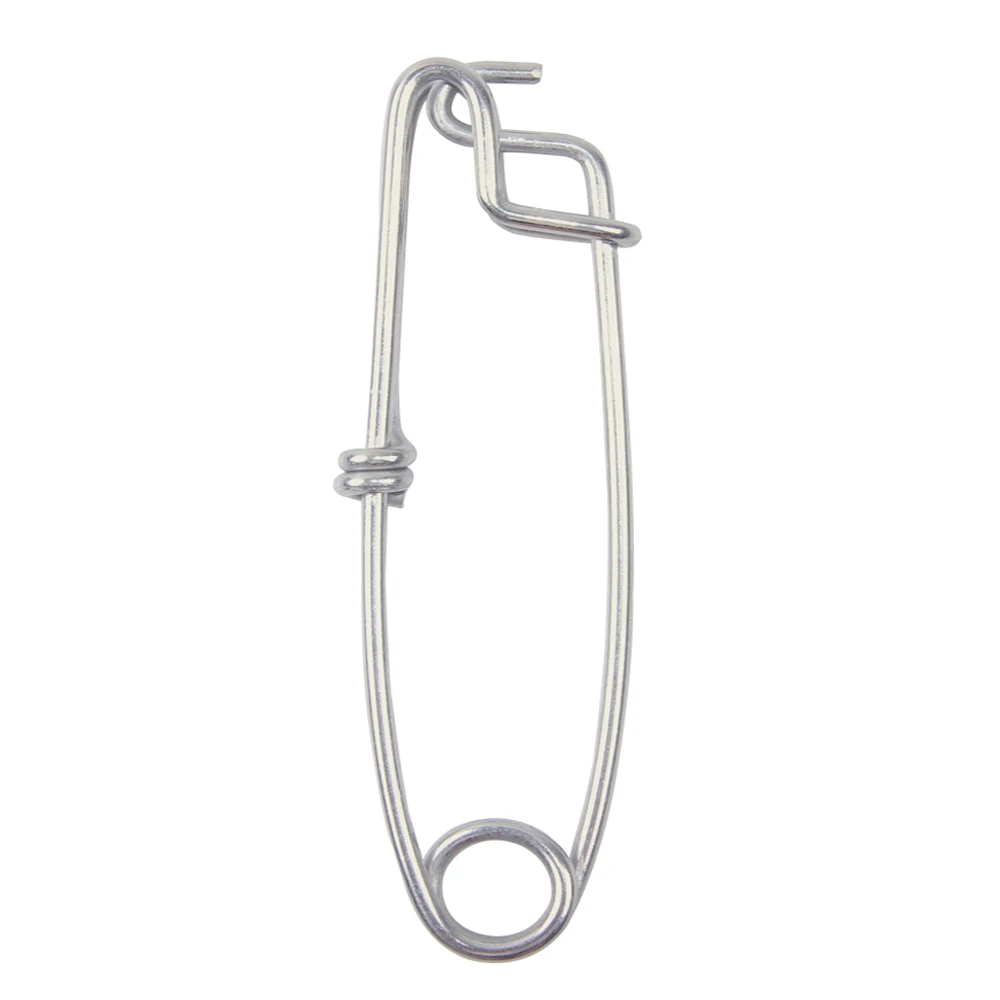 

20pcs 400LB-1100LB Stainless Steel longline fishing Clip Snap swivels Fishing Connectors for Sea Fishing equipment