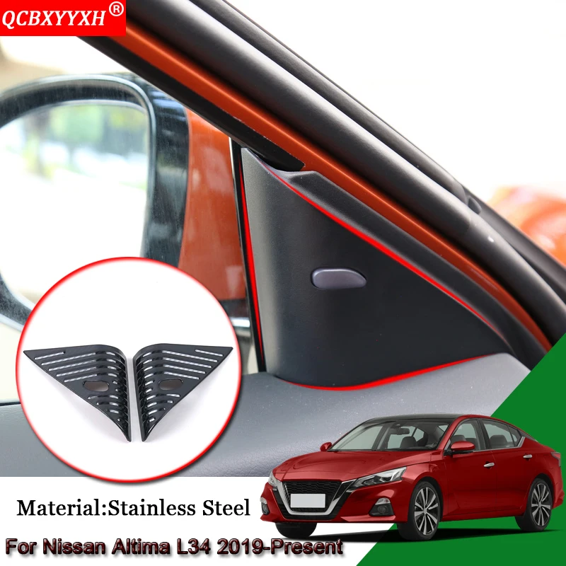 

Car Styling Car Front Door A Pillar Sequins Internal Triangle Sticker Sequins Car Accessories For Nissan Altima L34 2019-Present