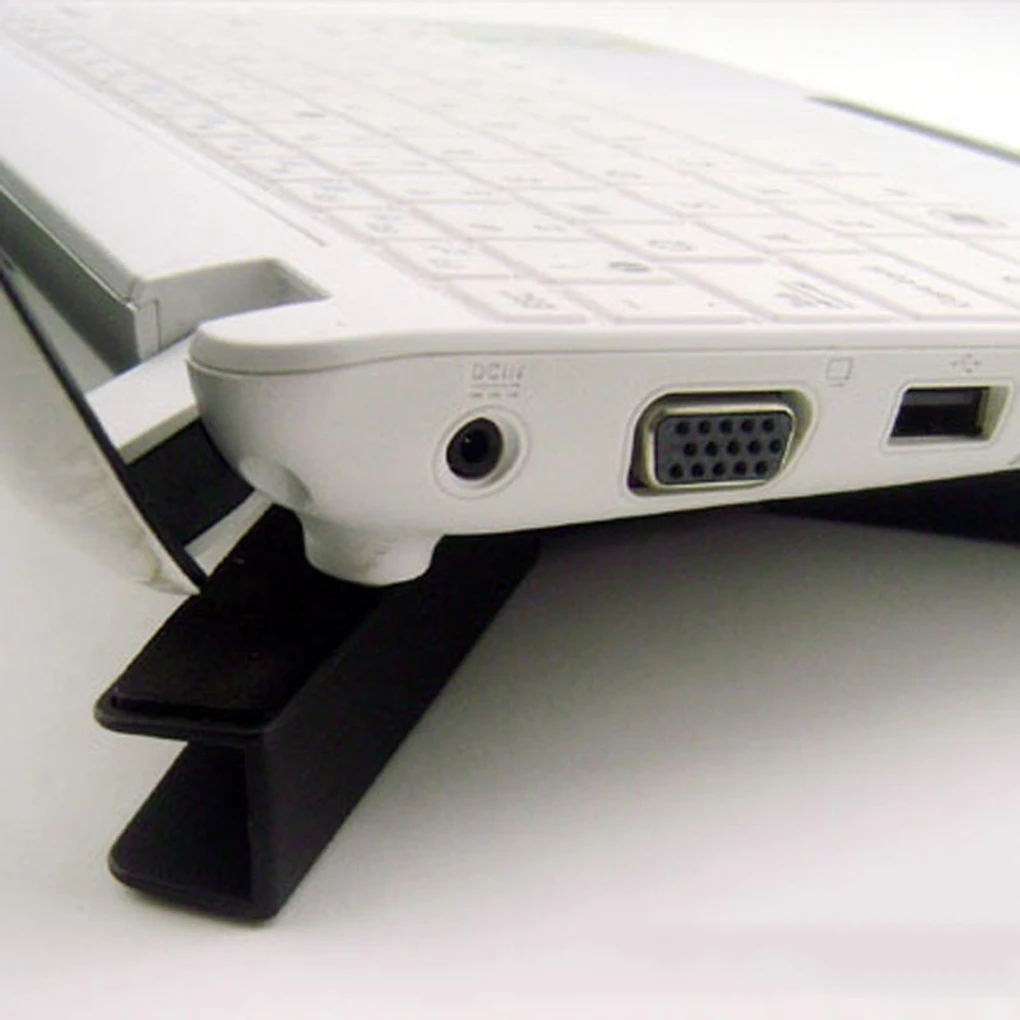 Laptop Desk Support Dual Cooling Fan Notebook Computer Stand Foldable USB Rack Holder Black New