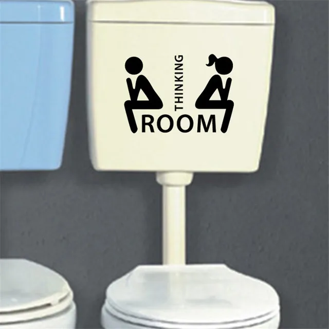 DIY Creative Stickers New Tolit Seats Wall Stickers Vinyl Arts Removable Bathroom Decals Decor Pegatinas De Pared Duvar Stickers