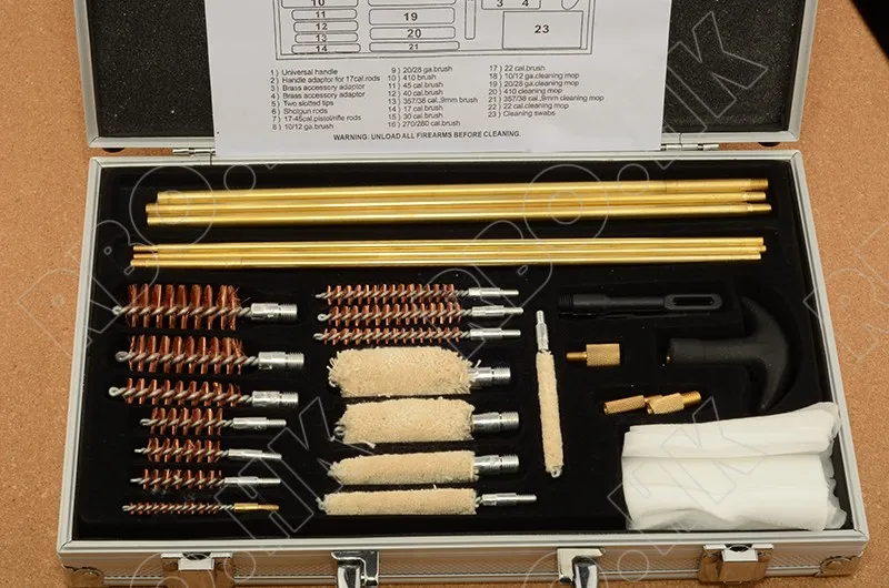

27 In 1 rifle shotguns .177~.50 all caliber Barrel cleaner cleaning Brush Kit hunting shooting M8043