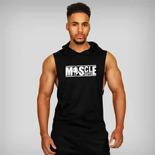 Muscleguys Brand Bodybuilding Stringer Tank Tops Gyms Stringer Shirt Fitness Tank Top Men Gyms Clothing Cotton