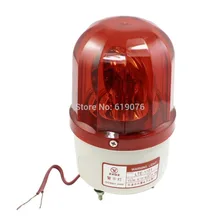 DC 12 В 10 Вт Красный вращающийся вспышка света промышленные сигнала Предупреждение лампа LTE-1101