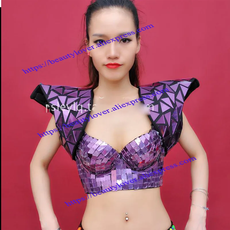 purple mirror costume