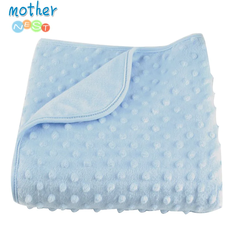 spesifikasi Ibu Nest Super Lembut 100% Katun Bayi Selimut Biru Merah Muda Kuning Warna Balita Selimut Selimut Set Musim Dingin Amplop untuk Bayi Baru Lahir