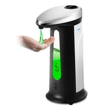 400 мл ABS гальваническим Автоматическая жидкого мыла Smart Сенсор Touchless Sanitizer дозаторы для Кухня Ванная комната офисные