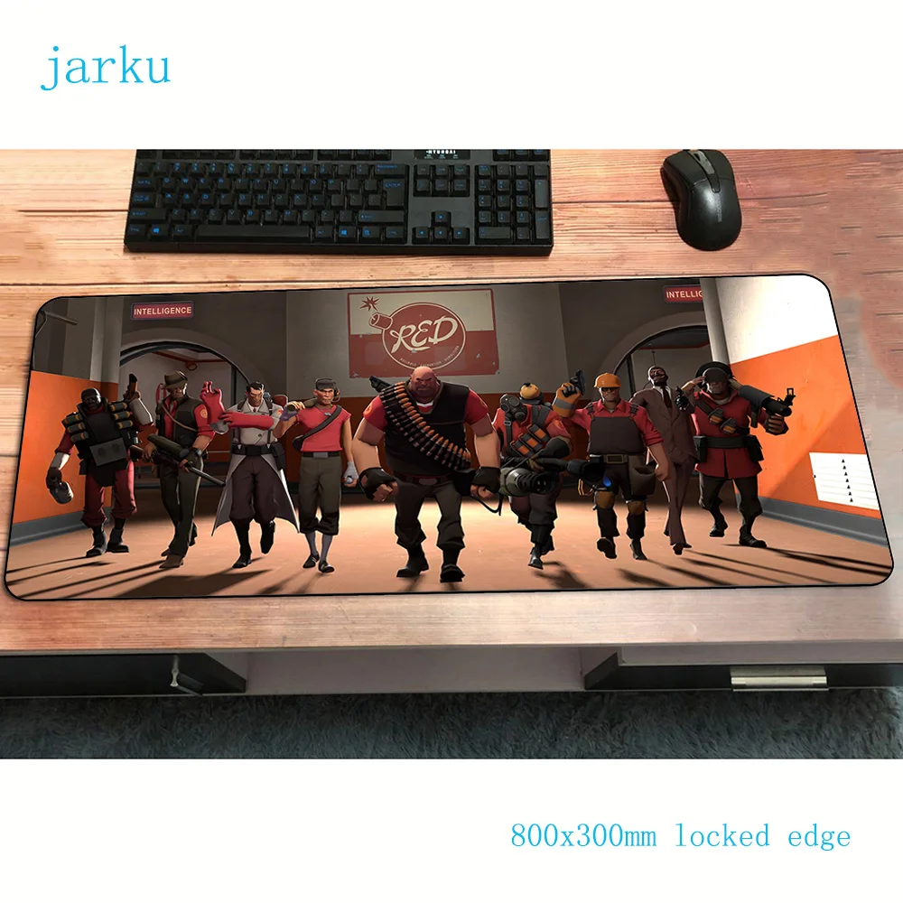Team fortress 2 мата 800x300x3 мм красивый игровой коврик для мыши большая клавиатура Коврик