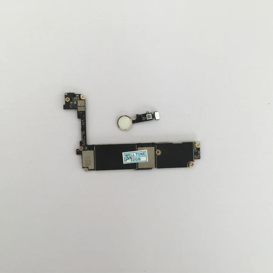 Factory unlocked for iphone 7 Motherboard with Touch ID, Original for iphone 7 Logic board+Free iCloud,White Gold Black Pink