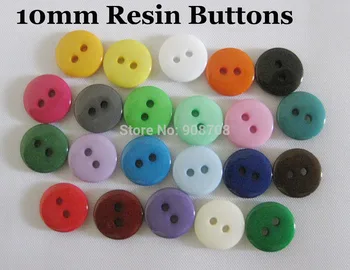 

H078 Mix colors resin buttons for baby children garment 1000pcs/lot round craft button 10mm scrapbooking accessories