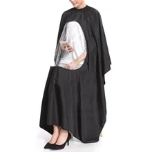 Водонепроницаемый Парикмахерская накидка ткань прозрачных чехлов для взрослых салон для парикмахерской Парикмахерская парикмахера накидка платье CL5