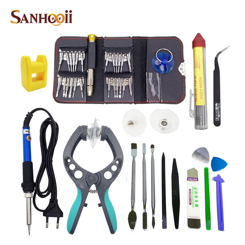 8. набор инструментов yihua (6 в 1). отвертки для разбора iphone x. Jm-8152. отвертка для айфона 5s.