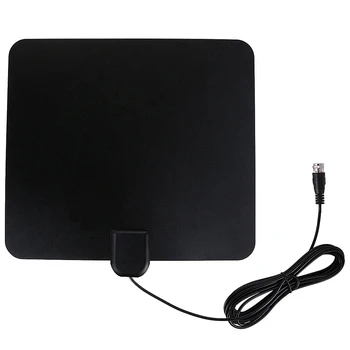 

High 50 Miles Indoor Ultra Thin Digital HD TV Antenna with Signal Amplifier New Arrival