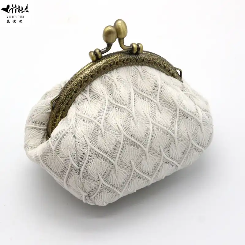 ladies purse with lock and key